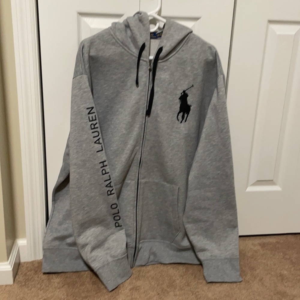 Polo Ralph Lauren Zip up Hooded Sweatshirt EUC